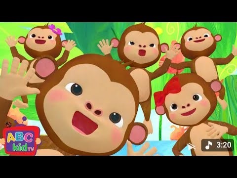 "🦧 5 Little Monkeys Jumping on the Tree! The Ultimate Dance Party & Sing-Along! 🎶"