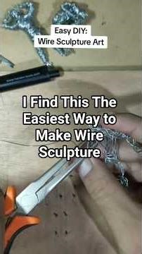 I Discovered the Easiest Way to Make Wire Sculpture (Human Form)