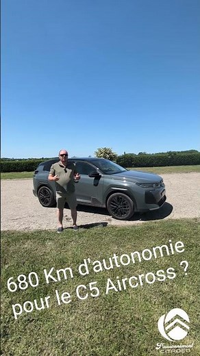 Behind the wheel of the NEW Citroën C5 Aircross Electric: 680 km of range! ⚡️ #citroen