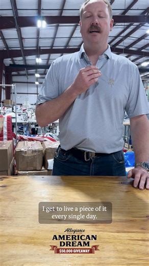 We asked our incredible team about their American Dream and no two looked the same. From building businesses to supporting families, chasing adventures to giving back, everyone’s dream is unique. What would YOU do with $50,000 to chase yours? Enter now for a chance to bring it to life!  No Purch Req’d. See Rules. Ends 10/31/2025 at 11:59 PM ET. | Allegiance Flag Supply | Facebook