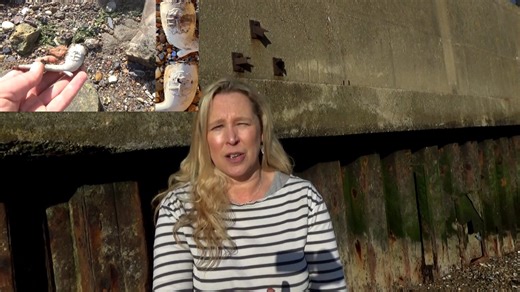 There’s A Tiny Man Leaning On This Antique Pipe