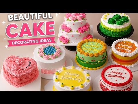 Top 7 Beautiful Birthday Cake Decorating Ideas | Easy Cake Design