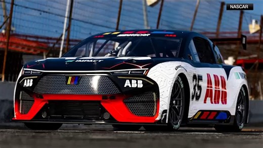 NASCAR unveils electric SUV, but the race series isn't giving gasoline the boot