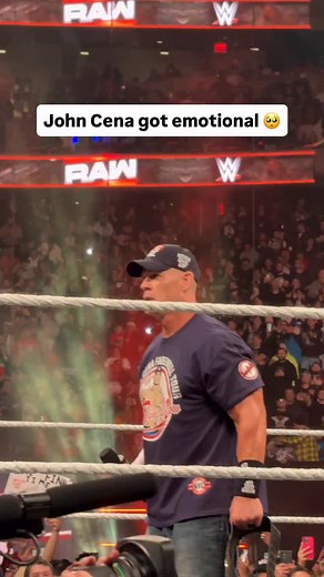 139K views · 4.2K reactions | Look at John Cena getting emotional listening the fans chanting his name at his final #WWERaw in Madison Square Garden 梁❤️ It means everything. #WWE #WWEonNetflix #JohnCena | NetflixSports | Facebook