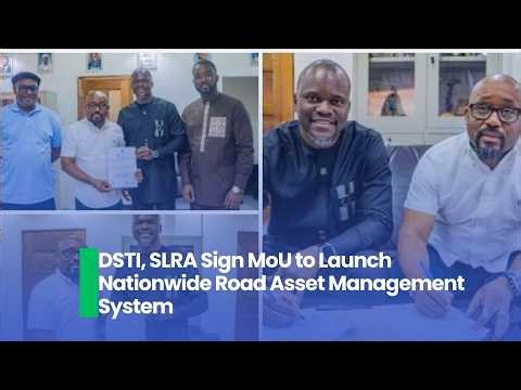 DSTI, SLRA Sign MoU to Launch Nationwide Road Asset Management System