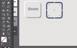 AI绘制高级按钮图形，平面设计教学，海报设计教学