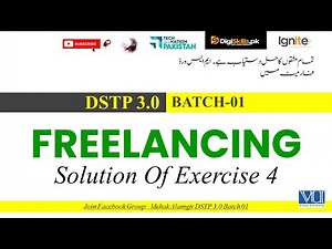 freelancing exercise 4 digiskills 2025 | digiskills dstp 3.0 batch 01