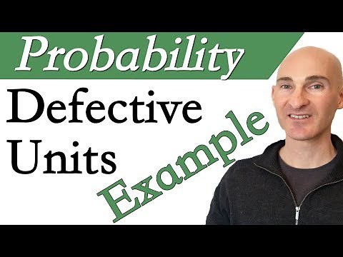 Probability Defective Units Example
