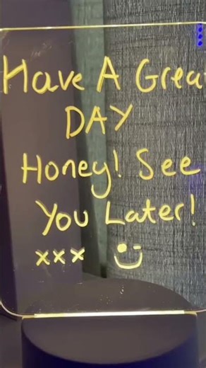 Creative USB Message Board Light | LED Note Board Night Lamp with Pen | Room Decor Gift