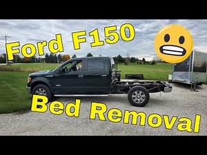 Ford F150 Bed Removal (Easy!) #ford #fordtrucks #f150 #truckbed