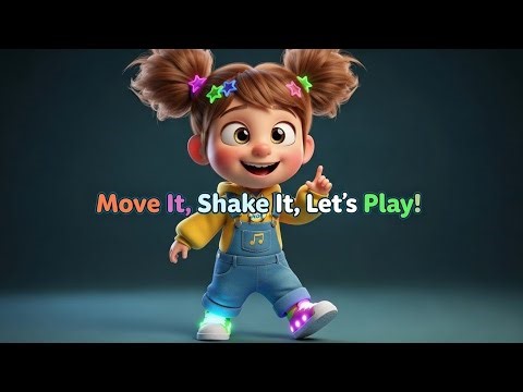 Move It, Shake It, Let’s Play! 🤸| Fun Action Song for Kids