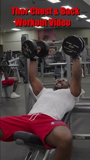 Thor's INSANE Chest and Back Workout! - #fitness