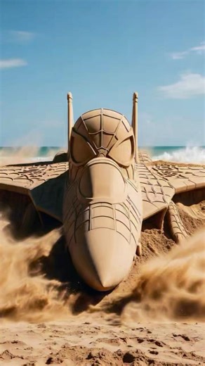 Spider-Man & hulk shaped like a giant sand fighter jet #marveltoys #marvel #spiderman #hulk #shorts