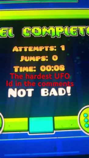 The hardest UFO