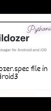 How to create buildozer.spec file in Pydroid 3 using mobile. #buildozer #pydroid3 #python