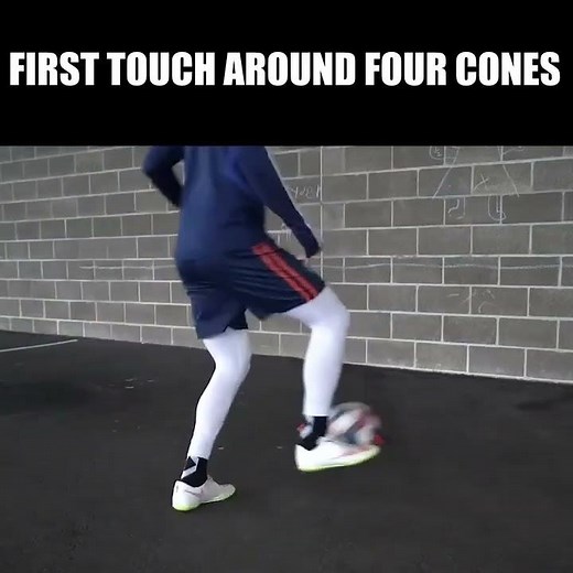 First touch and wall passing! Great drill to work on the weight of your touches