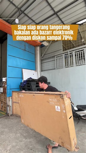 Siap siap cuy catet dan save vidio ini buat orang2 tangerang bakalan ada bazar eletronik terbesar di daerah pasar kemis 📍Pergudangan sunrise bizpark blok d 01 pasar kemis tangerang ( Factory outlet elektronik )