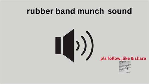 Rubber Band Munch Sound Effects for Your Projects