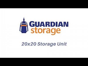 Unit Size Tour - 20x20ft - Guardian Storage