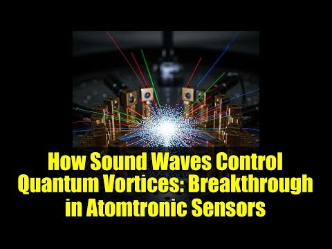 How Sound Waves Control Quantum Vortices: Breakthrough in Atomtronic Sensors