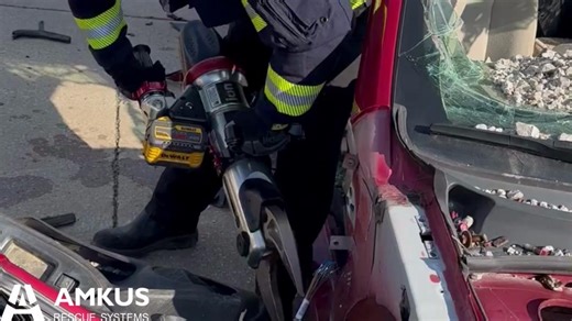 78K views · 665 reactions | Power. Precision. Performance. The AMKUS iC750 makes hinge cuts look effortless. | AMKUS Rescue Systems | Facebook