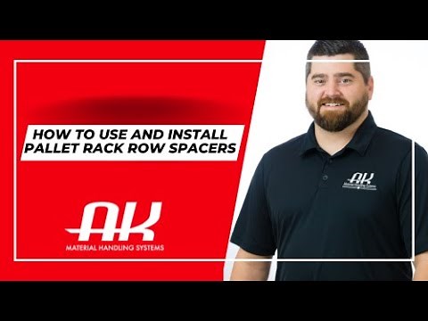 How to Use and Install Pallet Rack Row Spacers