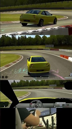 Fiat Coupe Turbo Nordschleife Steering Wheel Gran Turismo Spec II Day/Night Cycle mod at 9am pt 1.1
