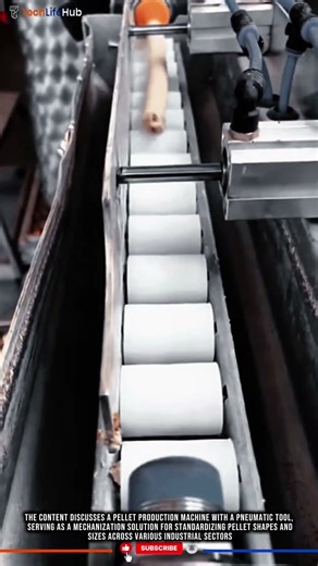 Innovation Pellet Machine: Pneumatic Dough Extrusion, Precision Molding, Industrial Efficiency #tech