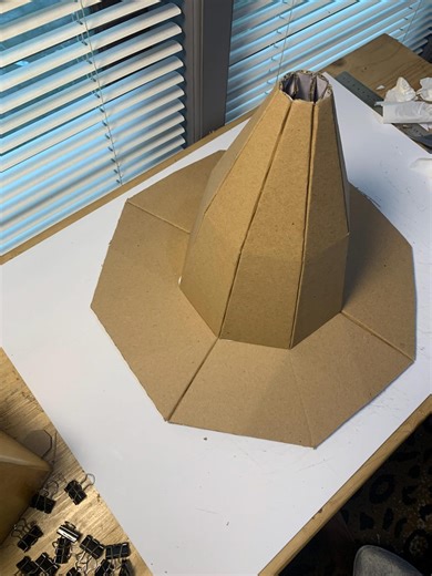 Cardboard Witch Hat Template, Papercraft PDF Model Kit (instant Download) - Etsy