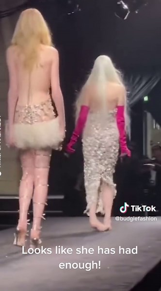 Model Falls During Valentino Runway Show