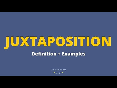 JUXTAPOSITION - Definition + Examples 🦈🏖️