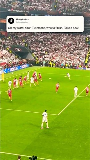 When Tielemans Scored a FINAL Screamer 🤯🔥