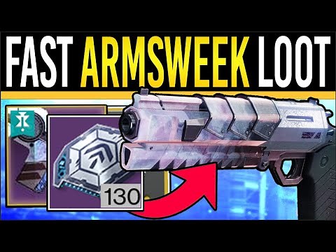 Destiny 2: FAST ARMSWEEK LOOT! New Holofoils, Easy Telemetry, INSANE Mods & All Weapon Rolls