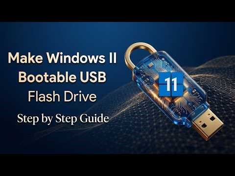 Windows 11 Bootable USB in 3 Minutes | Media Creation Tool (Official Method)