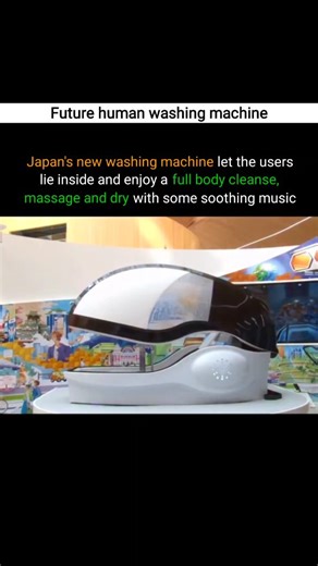 FACT NEXUS on Instagram: "A next-generation “human washing machine” that captured attention at the World Expo in Osaka has now hit the market in Japan. Developed by Japanese tech company Science, the capsule-style device lets users lie inside, close the lid, and enjoy a full-body cleanse-minus the spinning, accompanied by soothing music. #science #technology #education #washingmachine #japan #ai #robot #inventions #events #china #future #tech #trending #shorts #viral"