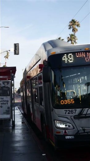 SF Muni 49 Van Ness/Mission arriving at 24th & Mission