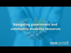 Navigating government and community disability resources