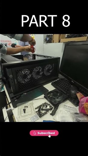 Gaming PC Assembly Part 8 - Cable Routing That Actually Works #pcbuild #gaming #setup