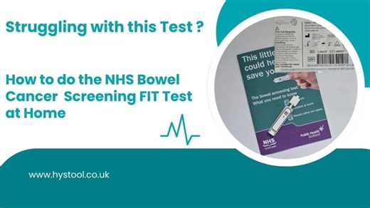 How to Do the NHS Bowel Cancer FIT Test Easily (Step-by-Step Guide) | Hystool® - The Flushable stool sample collection device.