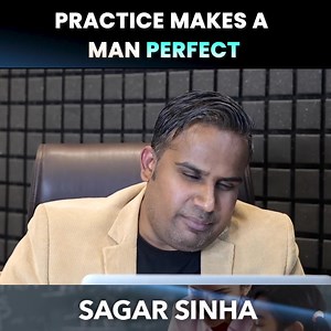 142K views · 2.5K reactions | Practice makes a man perfect | Sagar Sinha | . . . . . #talk #SagarSinha #people #practice #speak #trending #viral | SAGAR SINHA | Facebook