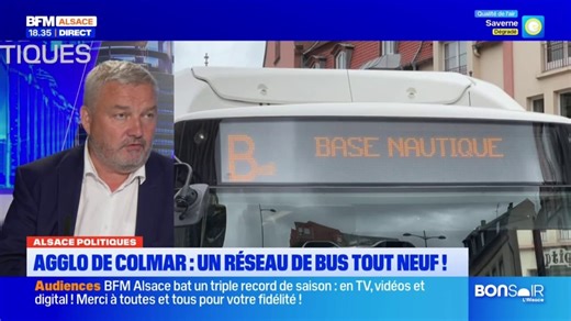 Colmar: Eric Straumann fait le point sur le nouveau réseau de bus