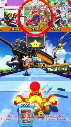 L'évolution des Jeux Mario Kart jusqu'à Mario Kart 8 #mariokart #evolution