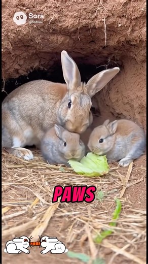 Rabbit Siblings Throw Haymakers… Then Mom Shows Up 😂🐰