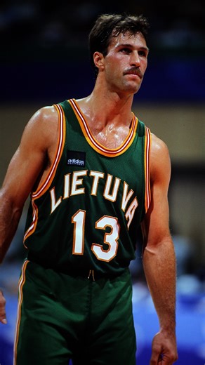 The streets haven’t forgotten the original 𝗦𝗮𝗿𝗮𝘀 💯 🇱🇹 Sarunas Marciulionis averaged 22.5 PPG & 4.8 APG in #EuroBasket 1995! | FIBA EuroBasket