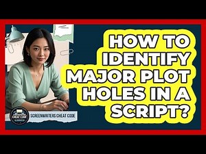 How to identify major plot holes in a script?