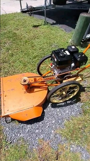 Repowered an old DR mower with a new Harbor Freight engine ($269). #drpower drpower.com #offgrid