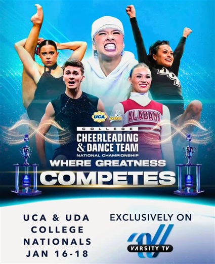 Sideline Rewind on Instagram: "🎉It’s The 2026 UDA/ UCA Nationals This Weekend! Sideline Rewind Podcast Would Like To Wish All Of The Cheerleaders And Dance Teams Good Luck This Weekend! Some Of These Ladies And Gentlemen May Be On A Professional Team Next Year! Let’s Goooooooo! 🎉🍀 . . . #sidelinerewind #sidelinerewindpodcast #podcast #udanationals2026 #ucanationals2026"