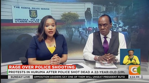 Rage Over Police Shooting: Protests in Huruma after police shot dead a 22-year-old girl Sheryl Achieng was shot while pursuing a suspect Angry locals protested by blocking roads, burning vehicles IPOA has commenced investigations into the incident #CitizenSundayLive | Citizen TV Kenya