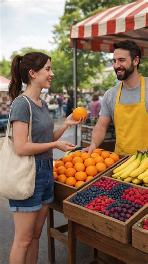 Real English at the farmer’s market 🥕