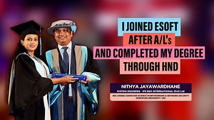 63 reactions | Meet Ms. Nithya Jayawardhan, System Engineer at IFS! With a BSc (Hons) Computer Science in Networking & Network Security (TOP UP) from Kingston University (UK), Nitya has turned her knowledge into practical success in her professional life. Let's listen to her story and be inspired to achieve your goals with ESOFT! #ESOFT #ESOFTMetroCampus #KingstonUniversity #BSC #Testimonial #ProudGraduates #SuccessStories | ESOFT Metro Campus | Facebook